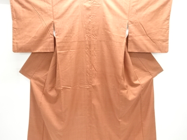 手織り節紬着物